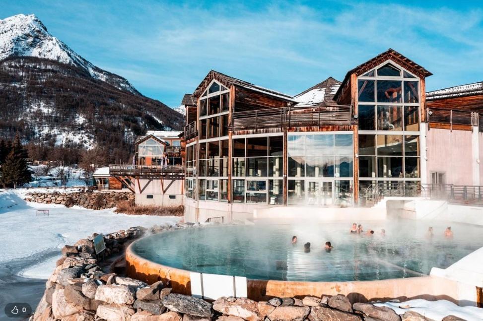 Le Repaire Du Vieux Cerf Apartamento Le Monêtier-les-Bains Exterior foto